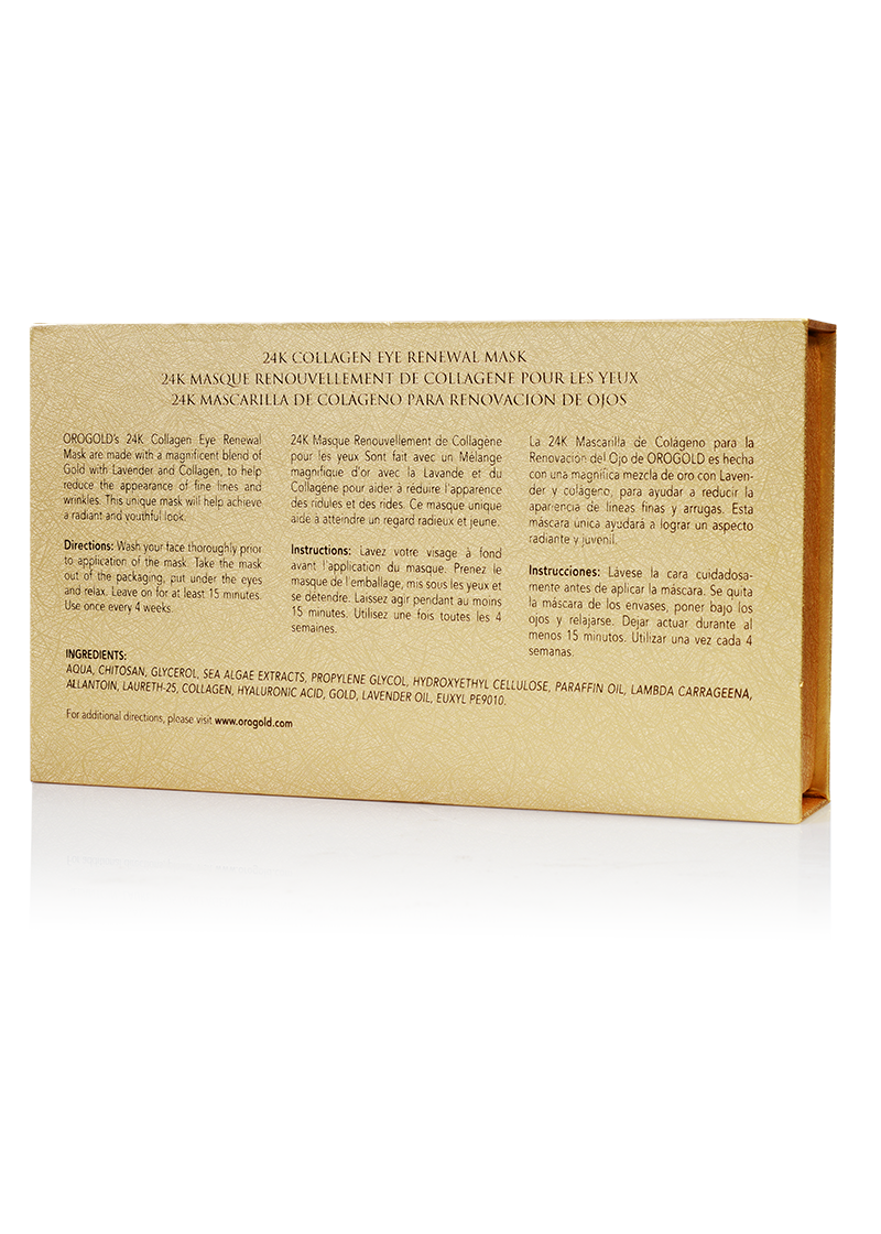 eye renewal mask back of box
