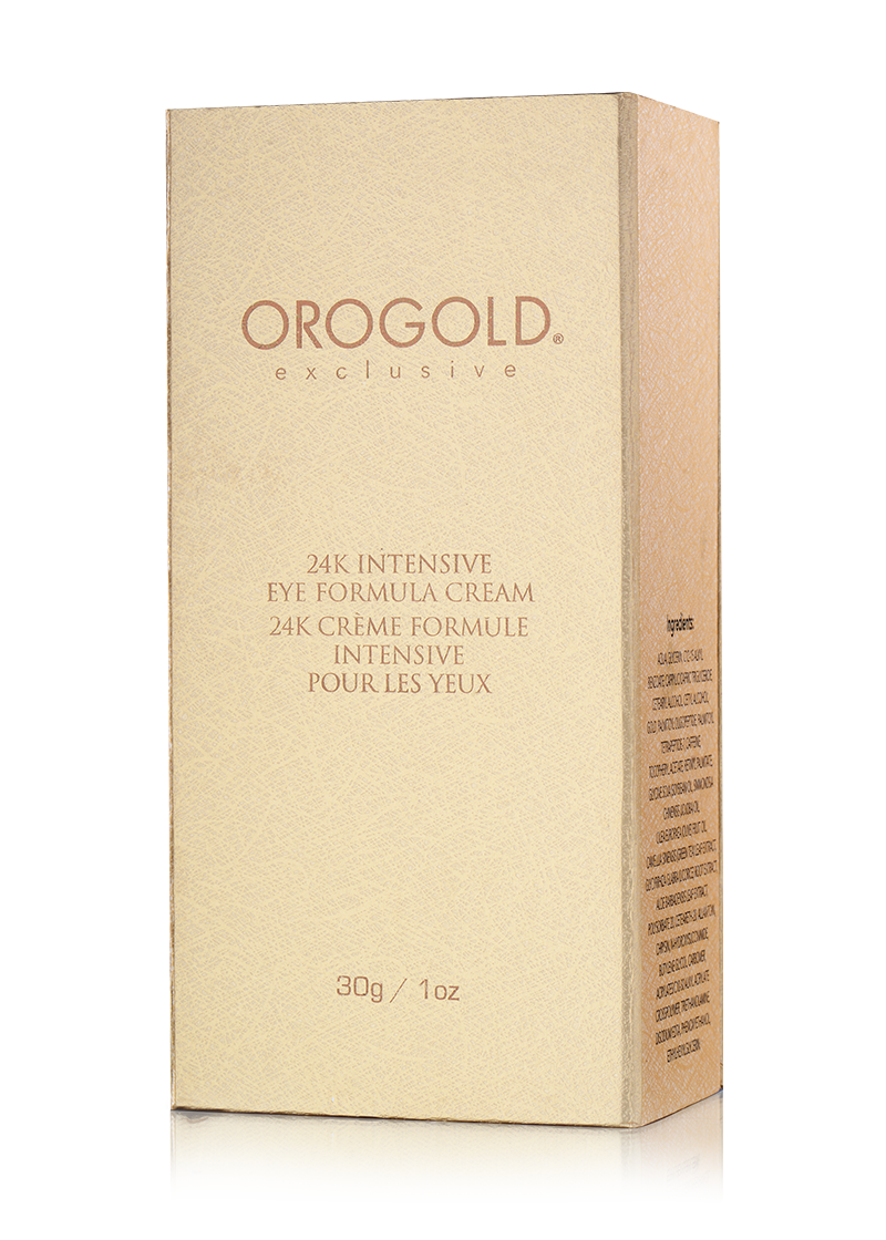 OROGOLD Exclusive 24K Intensive Eye Formula Cream box