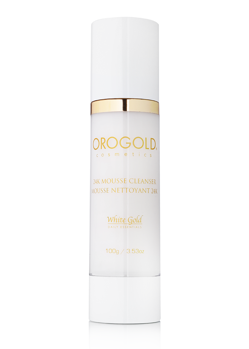 OROGOLD White Gold 24K Mousse Cleanser