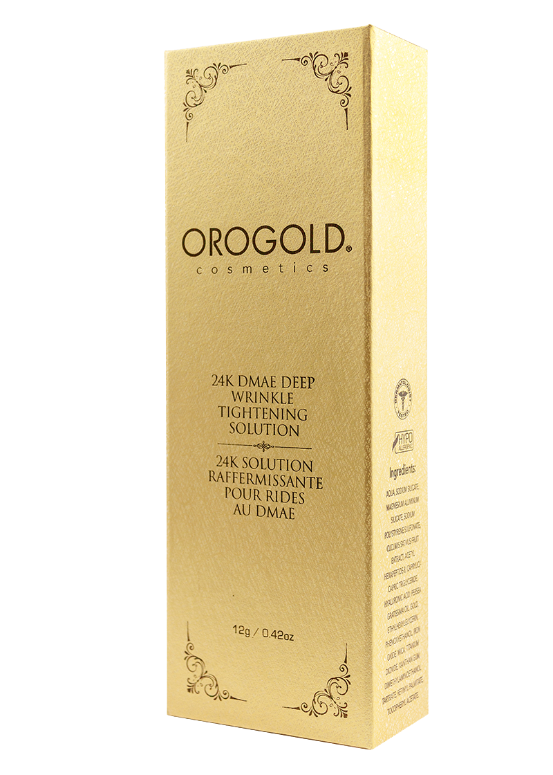 OROGOLD 24K DMAE Deep Wrinkle Tightening Solution Box