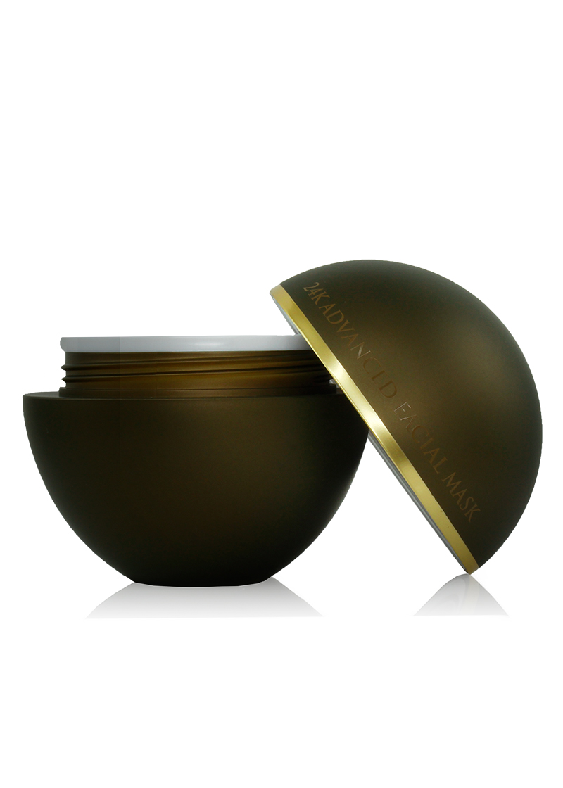 24K Advanced Facial Mask with open lid