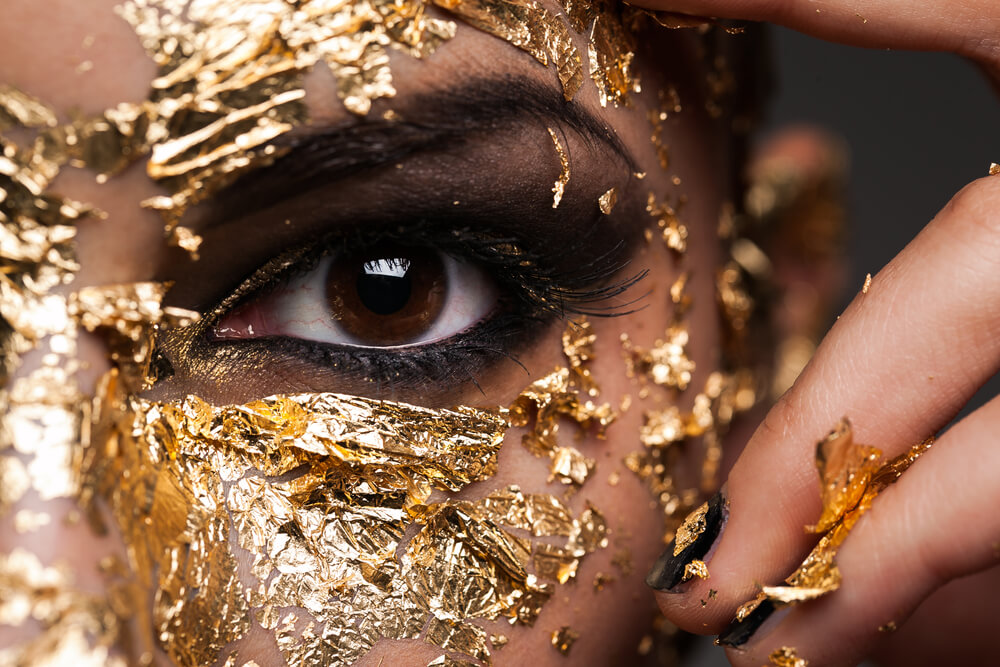 Cleopatra with gold mask