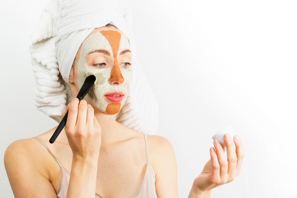 Woman multi-masking