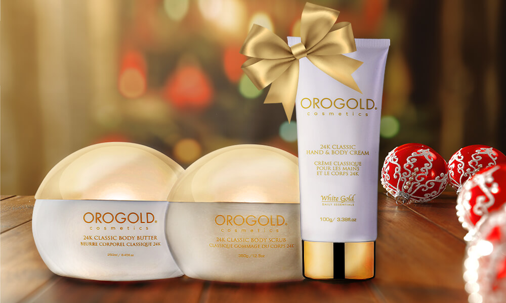 Body Gift Set from OROGOLD's holiday gift sets