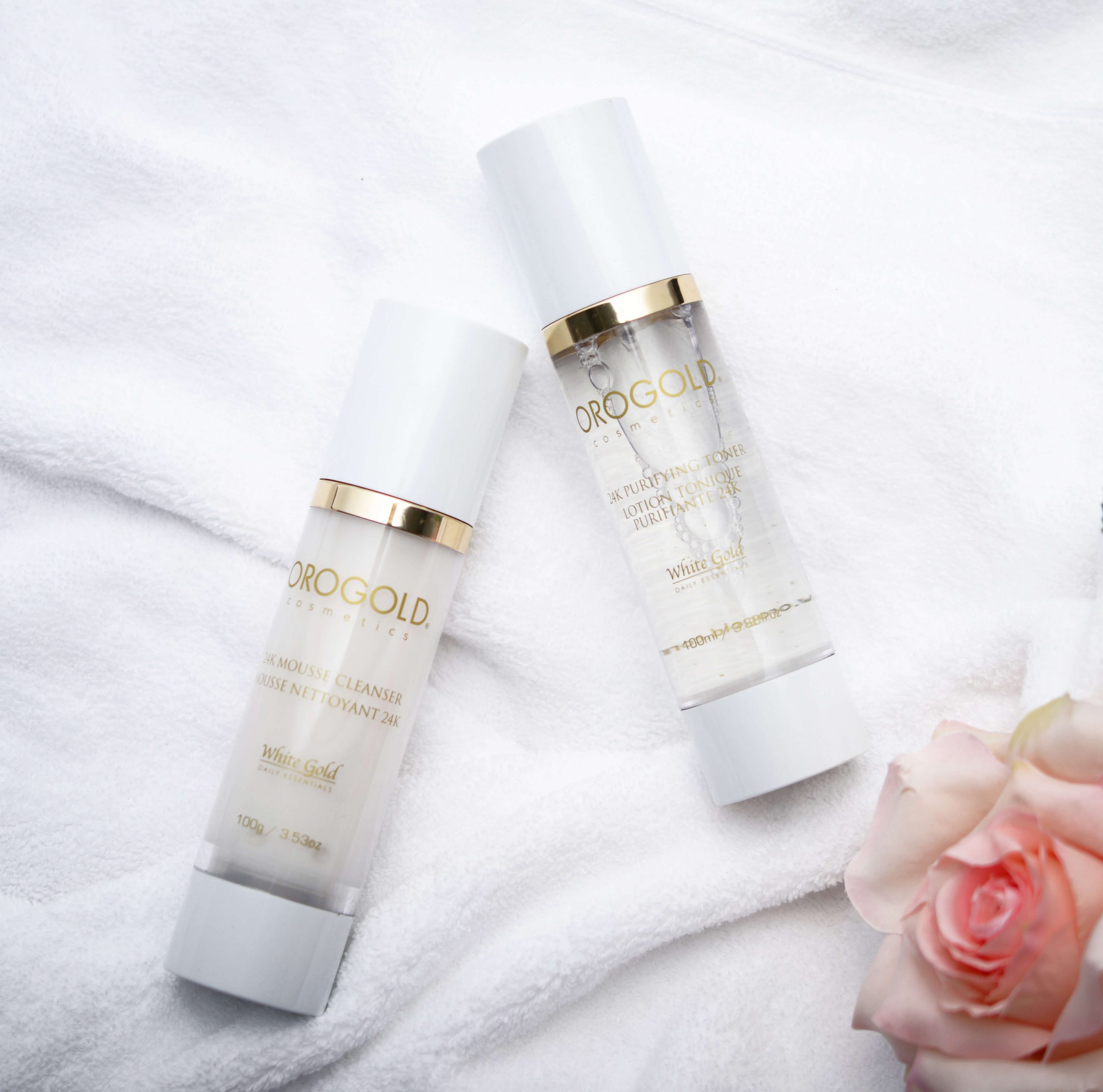 24K Mousse Cleanser and 24K Purifying Toner