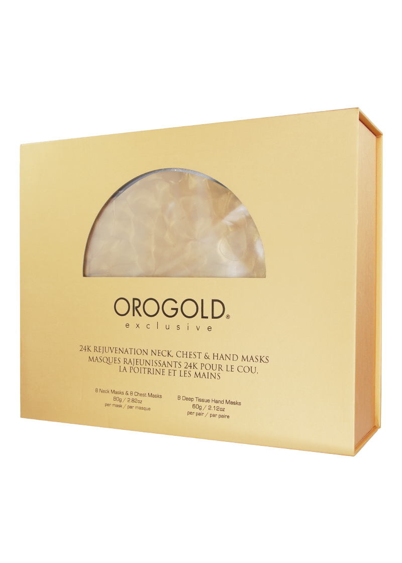24K Rejuvenation Neck, Chest & Hand Masks-1